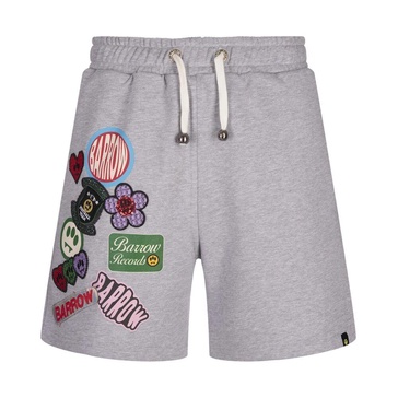Grey Cotton Polyester Blend Sweater