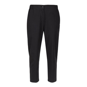 Black Canvas Pants Straight Leg