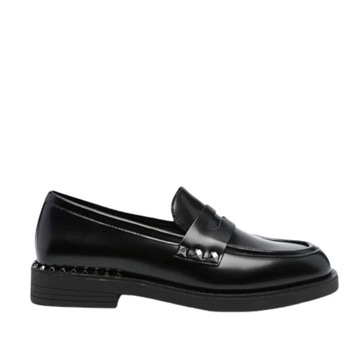 Studded Leather Loafers