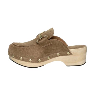 Casual Camel Suede Clog