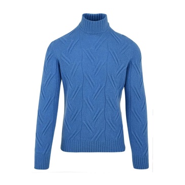 Light Blue Turtleneck for Men