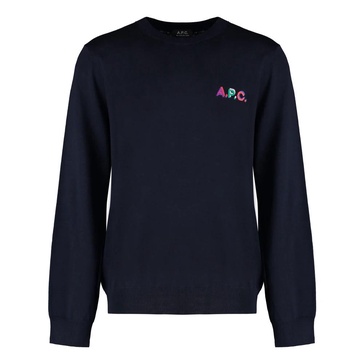 Multicolor Logo Wool Sweater