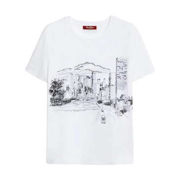 Graphic Print Cotton T-shirt