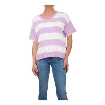 Closed Neck Lilac Top