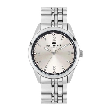 Grey Stainless Steel Analog Quartz Watch