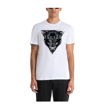 Panther Print Cotton T-shirt