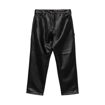 Black Button Zip Fastening Pants