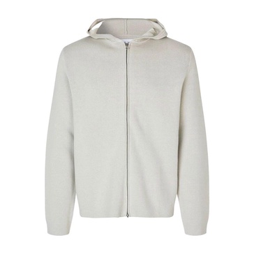 Cotton Hoodie with Zip Closure