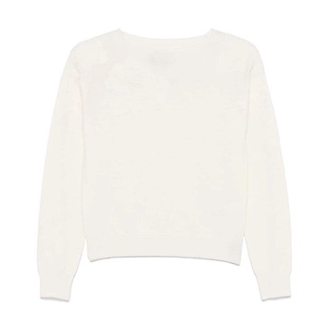 Off White Knit Top