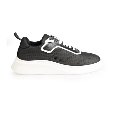 Lace-up Sneakers with Rounded Toe