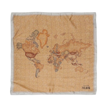 Luxurious Silk Aloe Print Scarf