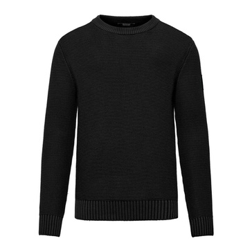 Cold-dyed Cotton Crew-neck Sweater