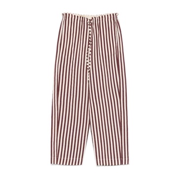 Bordeaux Red Elasticated Trousers