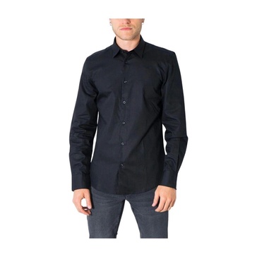 Black Cotton Shirt Spring/Summer Men