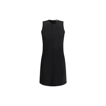 Chic Sleeveless Dress with Back Zipper