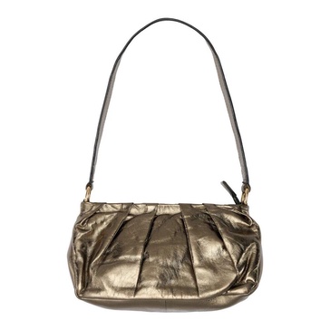 Metallic Clutch Dark Gold