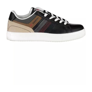 Black Contrast-Detail Sneaker for Men