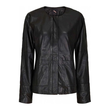 Loose Short Leather Jacket