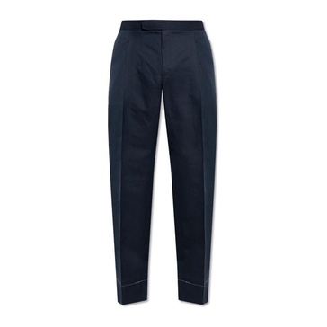 Creased trousers