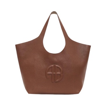 Black Pebbled Tote Bag