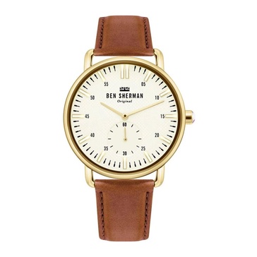 Golden Leather Quartz Watch