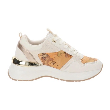 High-Quality Women's Sneakers in Faux Leather and Fabric