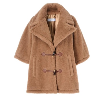 Stylish Camel Poncho for Women