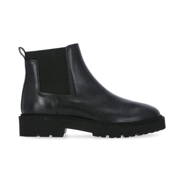 Black Leather Chelsea Boots