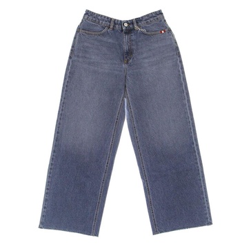 High Waist Stone Washed Jeans