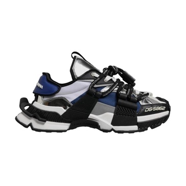 Multicolor Paneled Space Sneakers