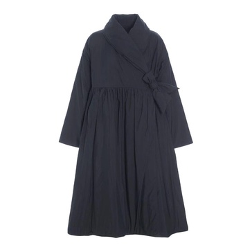 Quilted Coat Black Mayu Style