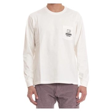 Long-sleeved cotton T-shirt with pocket