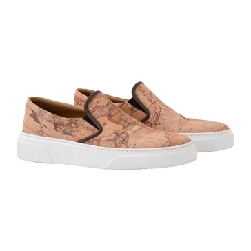 Geo Classic Slip-On Sneakers Natural