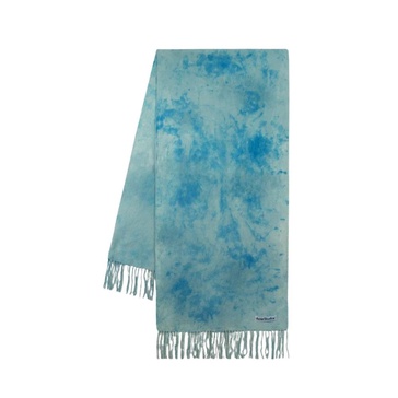 Blue Aqua Wool Scarf