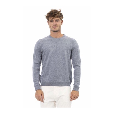 Luxurious Wool Blend Crew Neck Sweater