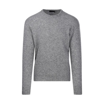 Gray Round Neck Sweater