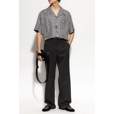 Silk shirt with pocket