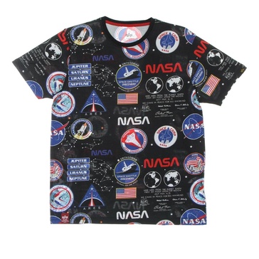 Black All Over Print Tee