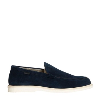 Blue Suede Loafer Shoes