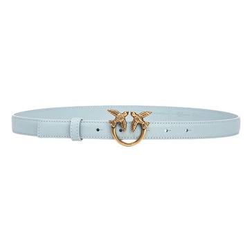 Love Berry Light Blue Leather Belt