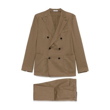 Golden Brown Suit with Concealed Front
