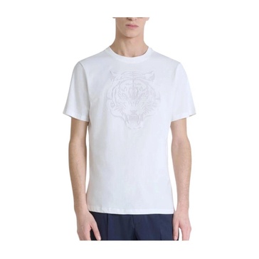White Tiger Print T-shirt