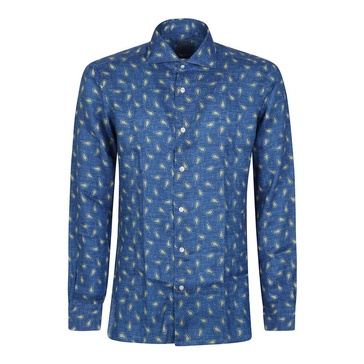 Blue/Yellow Neck Shirt