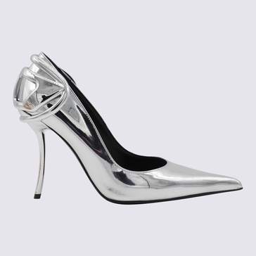 Diesel Silver Pumps