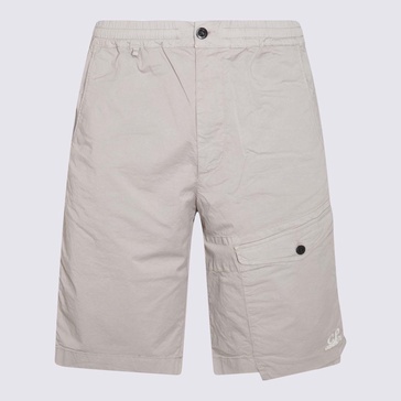 C.P. Company Grey Cotton Shorts