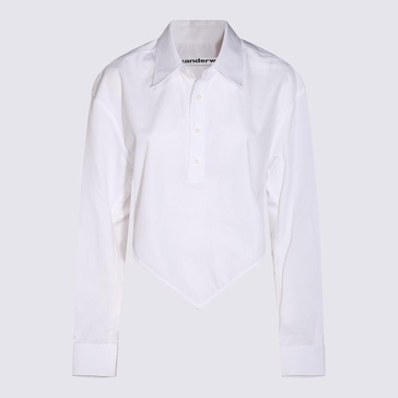 Alexander Wang White Cotton Asymmetric Shirt