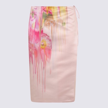 Blumarine Pink Midi Skirt