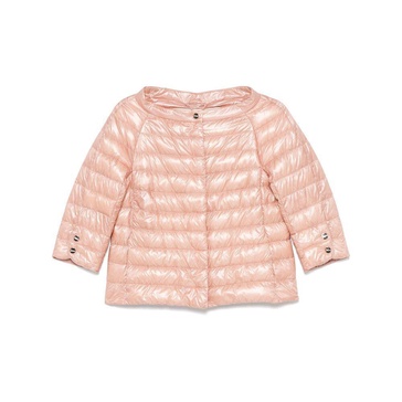 Blush Pink Quilted Outerwear