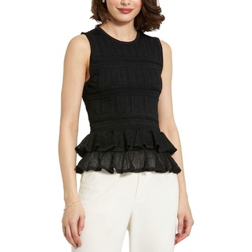 Mac Duggal Ruffle Hem Shirt