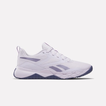 Reebok Women's NFX Trainer Sneaker, Digital Gleam/Twilight Purple/Black, 6